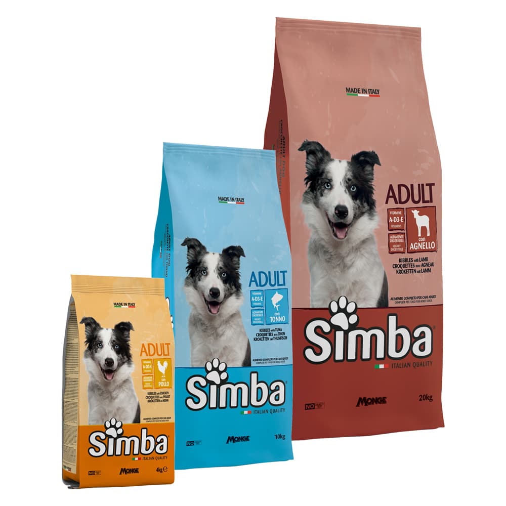 CROCCHETTE PER CANI 'SIMBA' pollo - kg 20