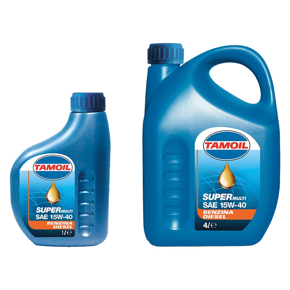 OLIO MOTORE 'TAMOIL SUPERMULTI' 15W40 - lt. 1 (12 PZ)