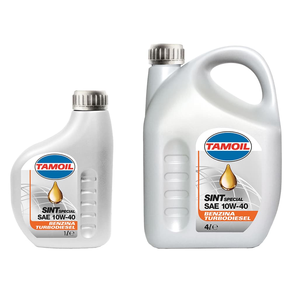 OLIO MOTORE PER AUTOVETTURE 'TAMOIL SINT' 10W40 - lt. 4 (3 PZ)