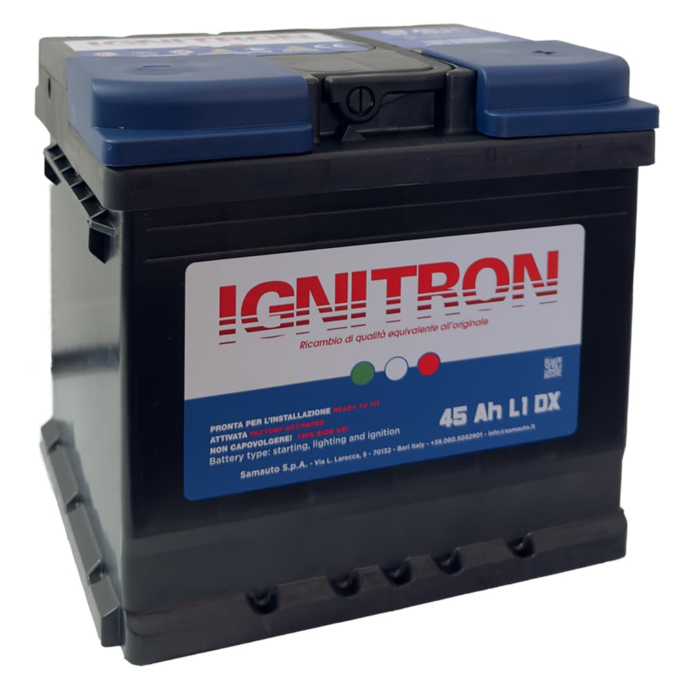 BATTERIA PER AUTO 'IGNITRON TRADITIONAL' 60 AH - mm 242 x 175 x 175