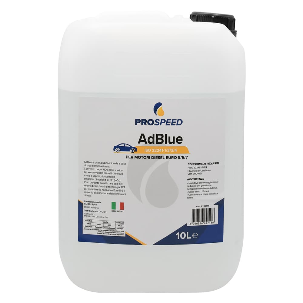 LIQUIDO PER MOTORI DIESEL 'AD BLUE' lt.10 - tanica
