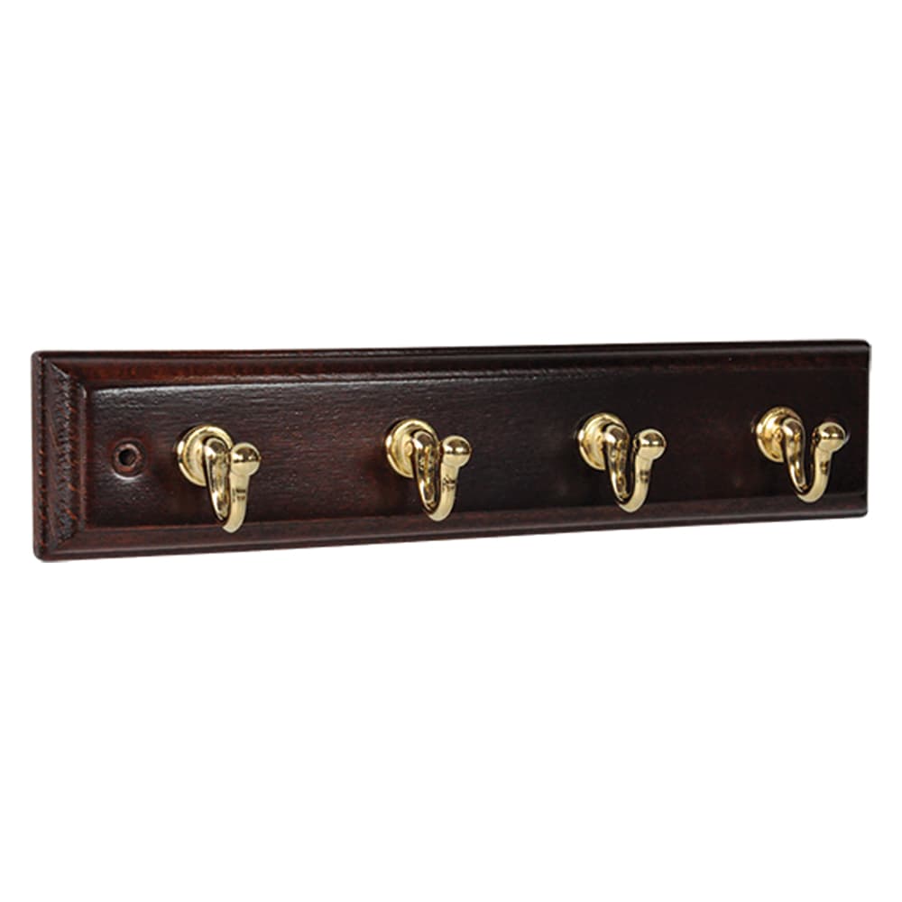 APPENDITUTTO ADESIVO LEGNO NOCE 4 posti - pz. 1 (4 BL)