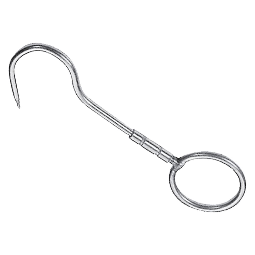 GANCIO GIREVOLE CON ANELLO mm. 240x12