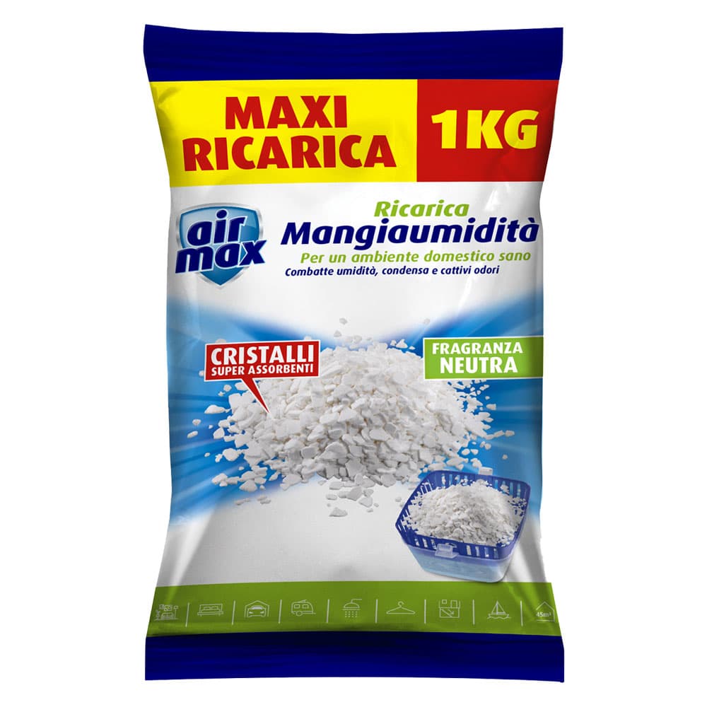 SALI ASSORBIUMIDITA' PER 'AIR MAX VORTEX' gr. 900 + 450 gratis - neutra (12 CF)