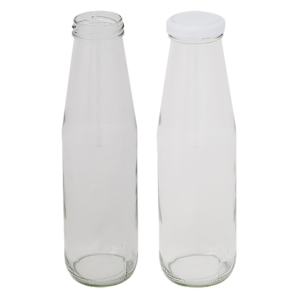 BOTTIGLIA IN VETRO 'BOCCACCIO' PER ALIMENTI TIPO 'PASSATA  446 ml - imbocc. Ø 53 mm s/tappo (24 PZ)