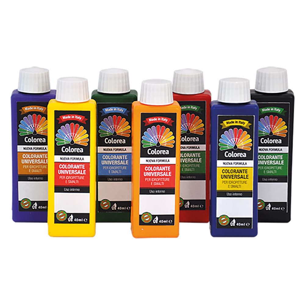 COLORANTE UNIVERSALE 'COLOREA' ml. 40 - N.30 Nero (12 PZ)