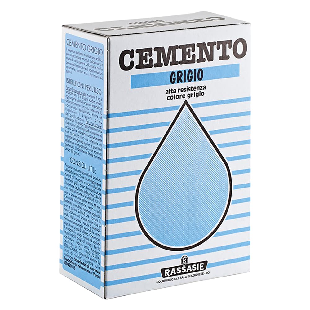 CEMENTO GRIGIO IN POLVERE Kg. 1 (12 PZ)