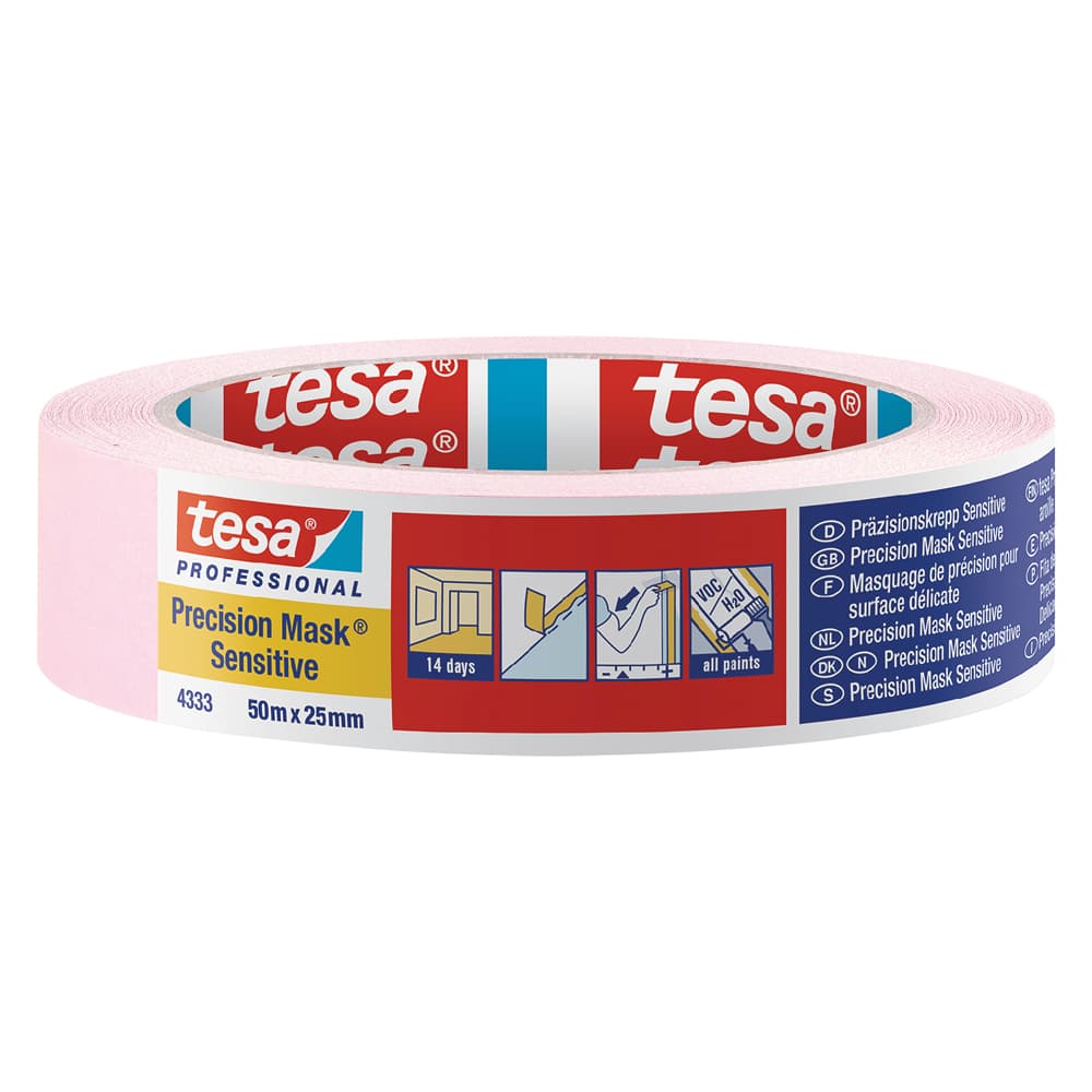 NASTRO PER MASCHERATURA 'PRECISION MASK SENSITIVE  mm 50 x mt. 50 - colore rosa (3 PZ)