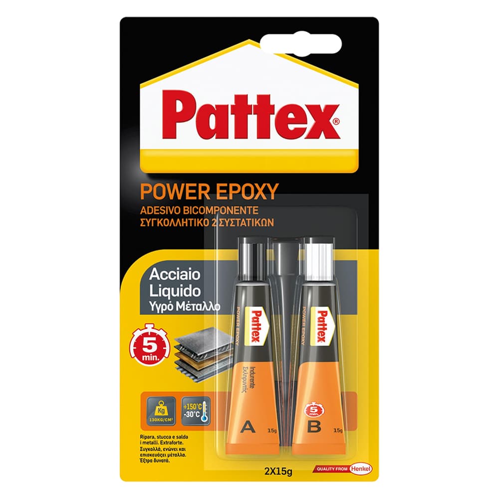 PATTEX ACCIAIO LIQUIDO gr. 30 (6 PZ)