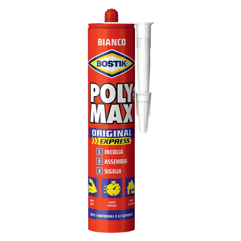 ADESIVO SIGILLANTE UNIVERSALE 'POLY MAX' ORIGINAL  gr. 425 - nero