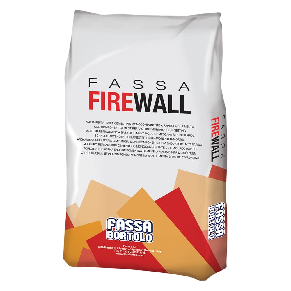 MALTA CEMENTIZIA REFRATTARIA 'FASSA FIREWALL' Kg. 5 (5 PZ)