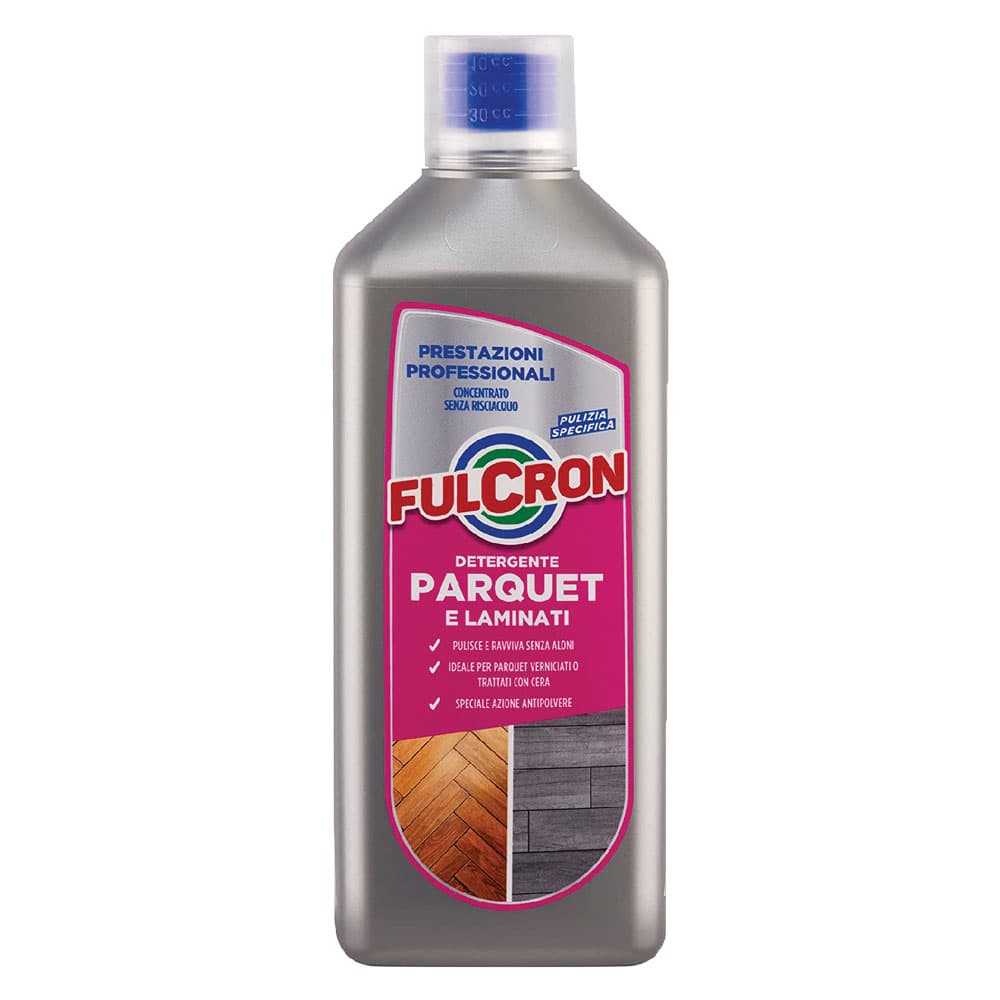 DETERGENTE LAMINATI E PARQUET 'FULCRON' lt. 1 (6 PZ)