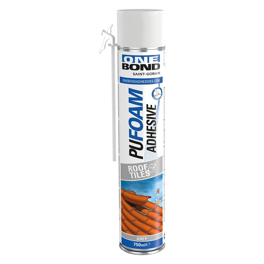 SCHIUMA POLIURETANICA TEGOLE/COPPI 'PU FOAM ROOF TILES' ml 750 - per pistola (12 PZ)