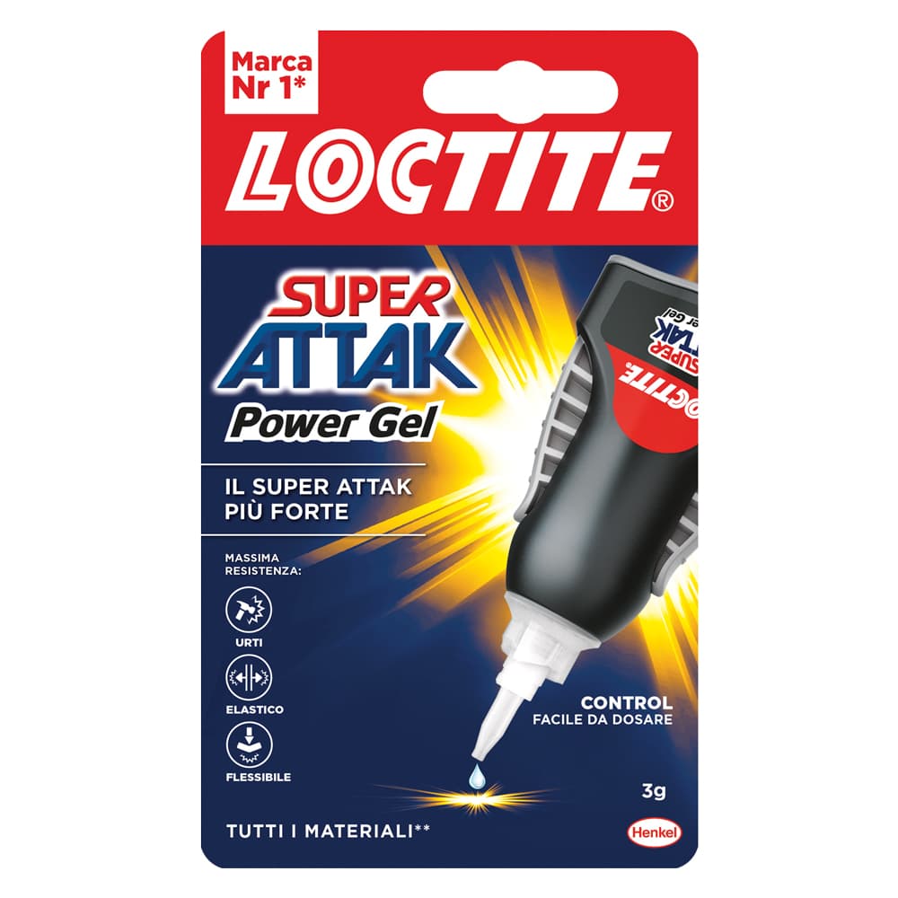SUPER ATTAK 'POWER GEL CONTROL' gr.3 - trasparente (12 PZ)