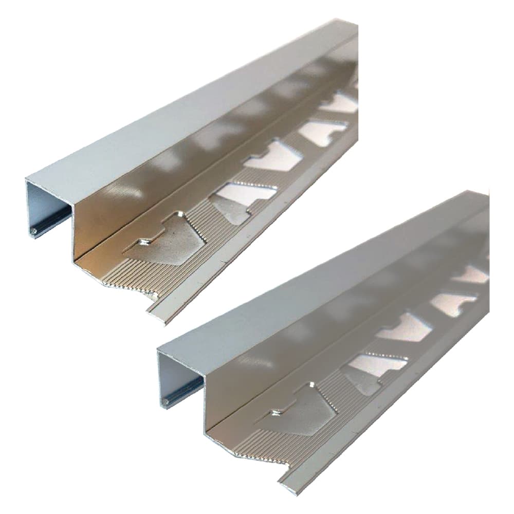 PROFILO JOLLY PER PIASTRELLE mm 10 cm 250 satinato (15 PZ)