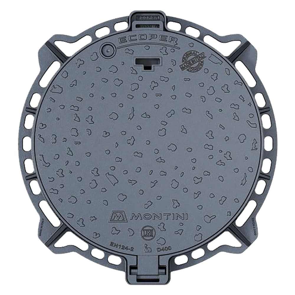 CHIUSINO IN GHISA CLASSE D400 ECOPER T - 85 - botola 65 cm / Kg 51