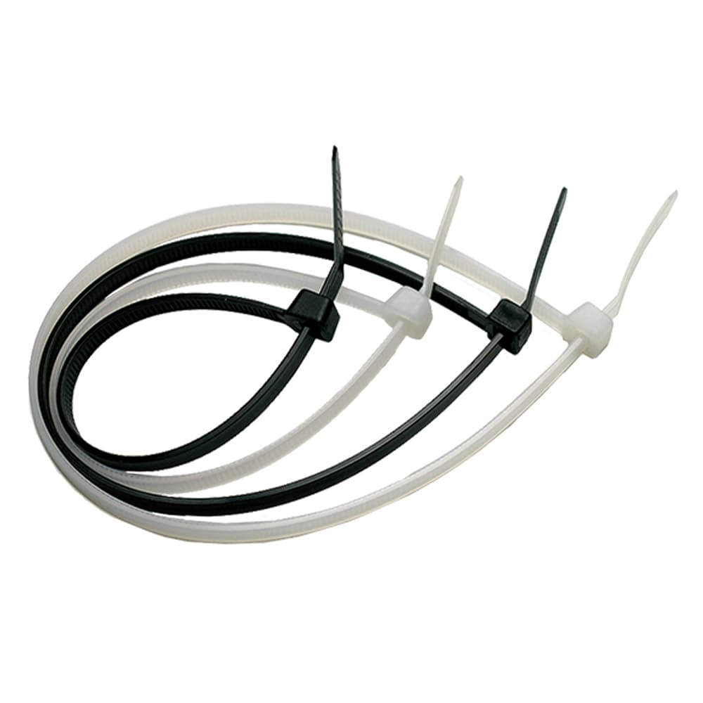FASCETTA A STRAPPO PER CABLAGGIO mm 2,5 x  100 pz 100 - nero