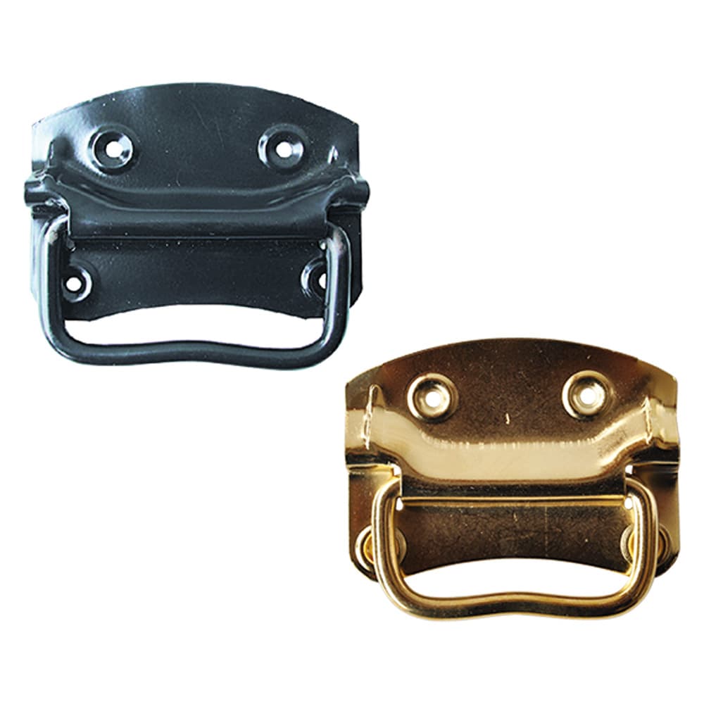 MANIGLIA AMERICANA PER BAULI mm   90 nera (12 PZ)