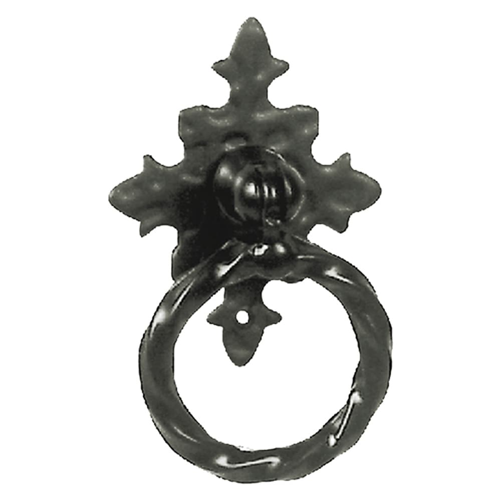 MANIGLIA AD ANELLO CON PIASTRA mm 35 (10 PZ)