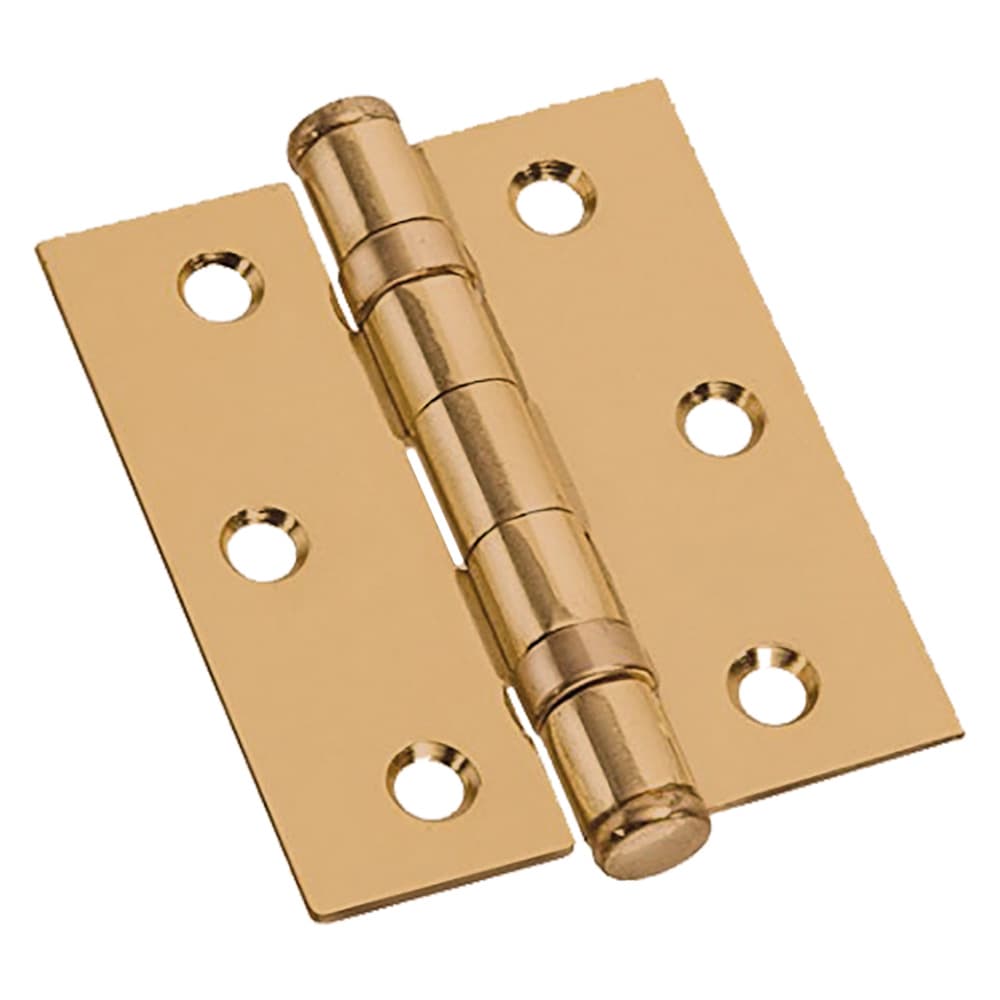 CERNIERA CON CUSCINETTI BRONZATA mm  90 x  75 - sp.2,5 (2 PZ)
