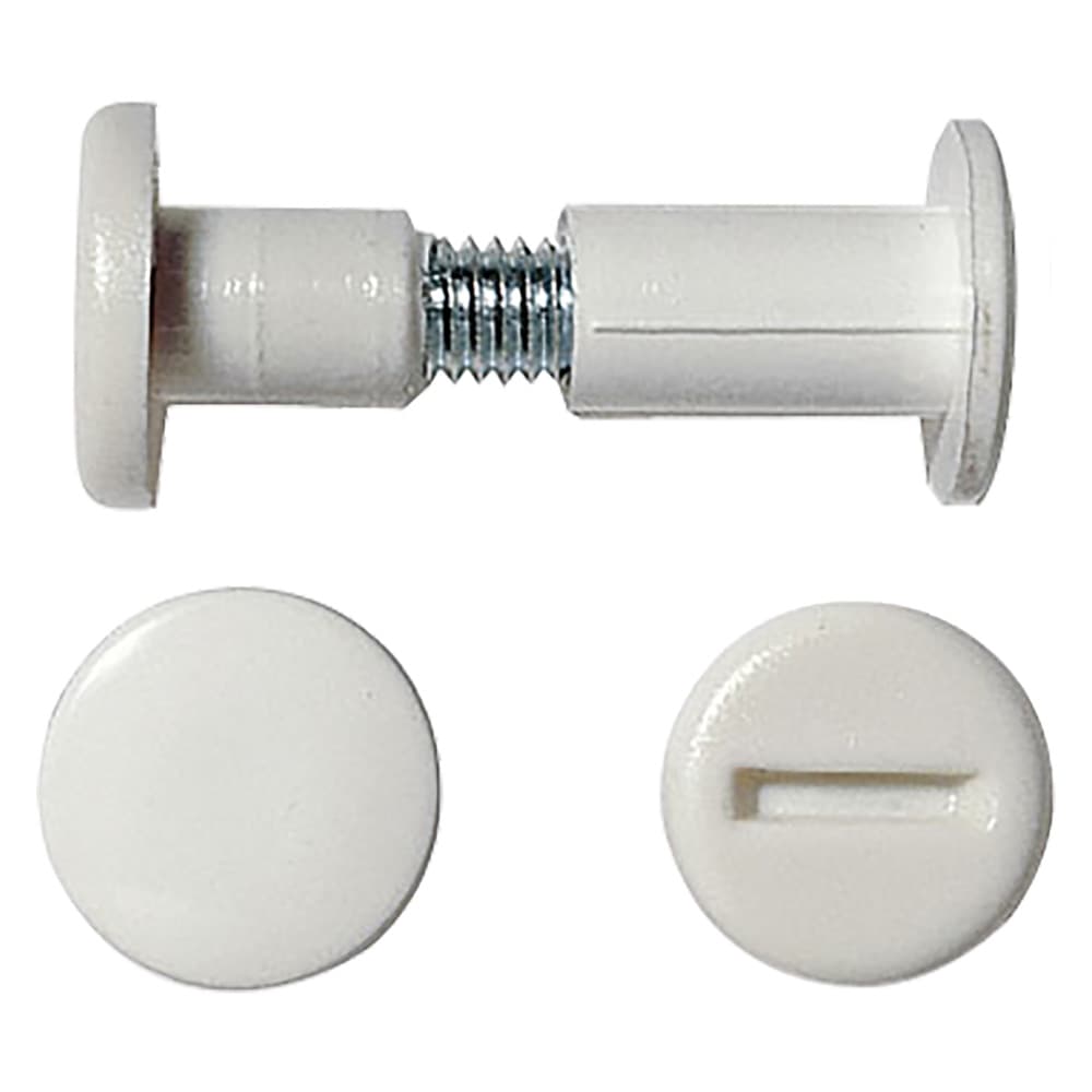 GIUNZIONE PER MOBILI mm 30÷40  - col. bianco (500 PZ)