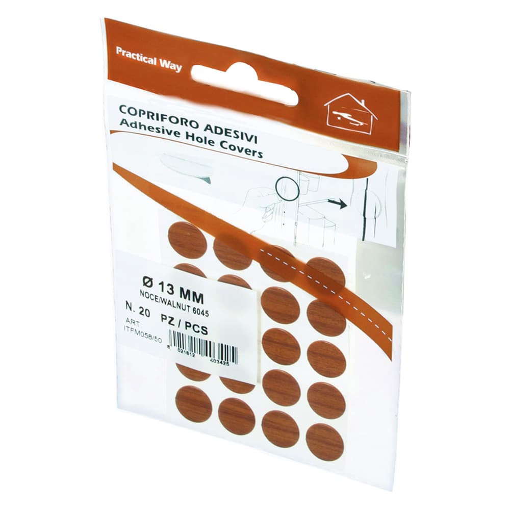 COPRIFORO ADESIVO colore alluminio (5 CF)