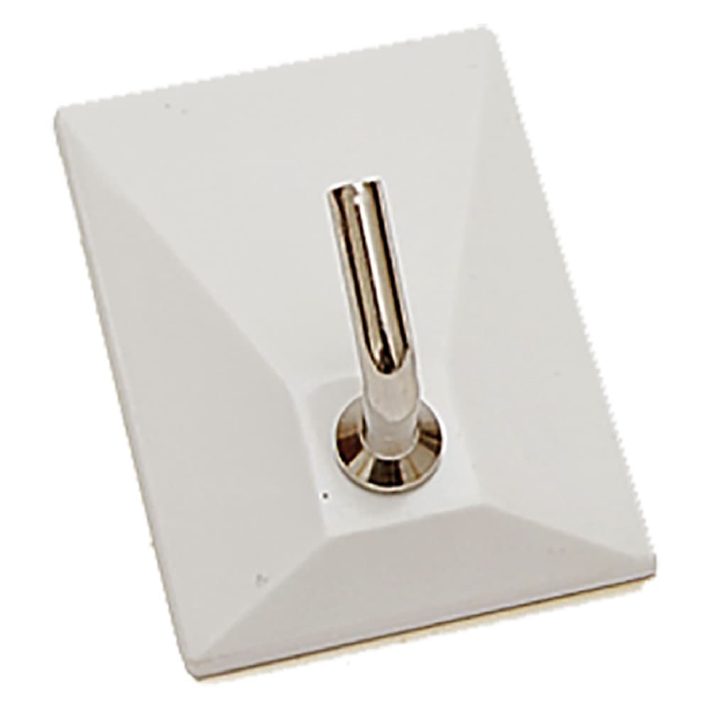 APPENDITUTTO ADESIVO 'SQUADRATO NEW' 1 posto - colore bianco (100 PZ)