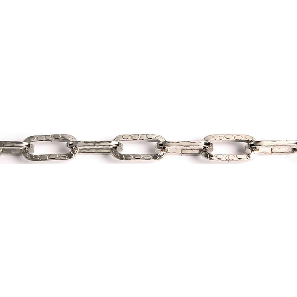 CATENA ORNAMENTALE PRETAGLIATA MARTELLATA QUADRATA 2,5 mt - ottonata