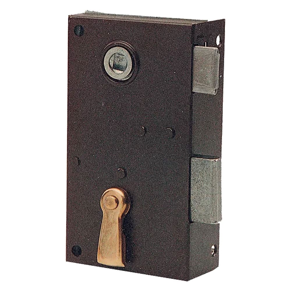 SERRATURA VERTICALE DA APPLICARE ART. 185 E 45 - lunghezza mm 70 Dx (2 PZ)