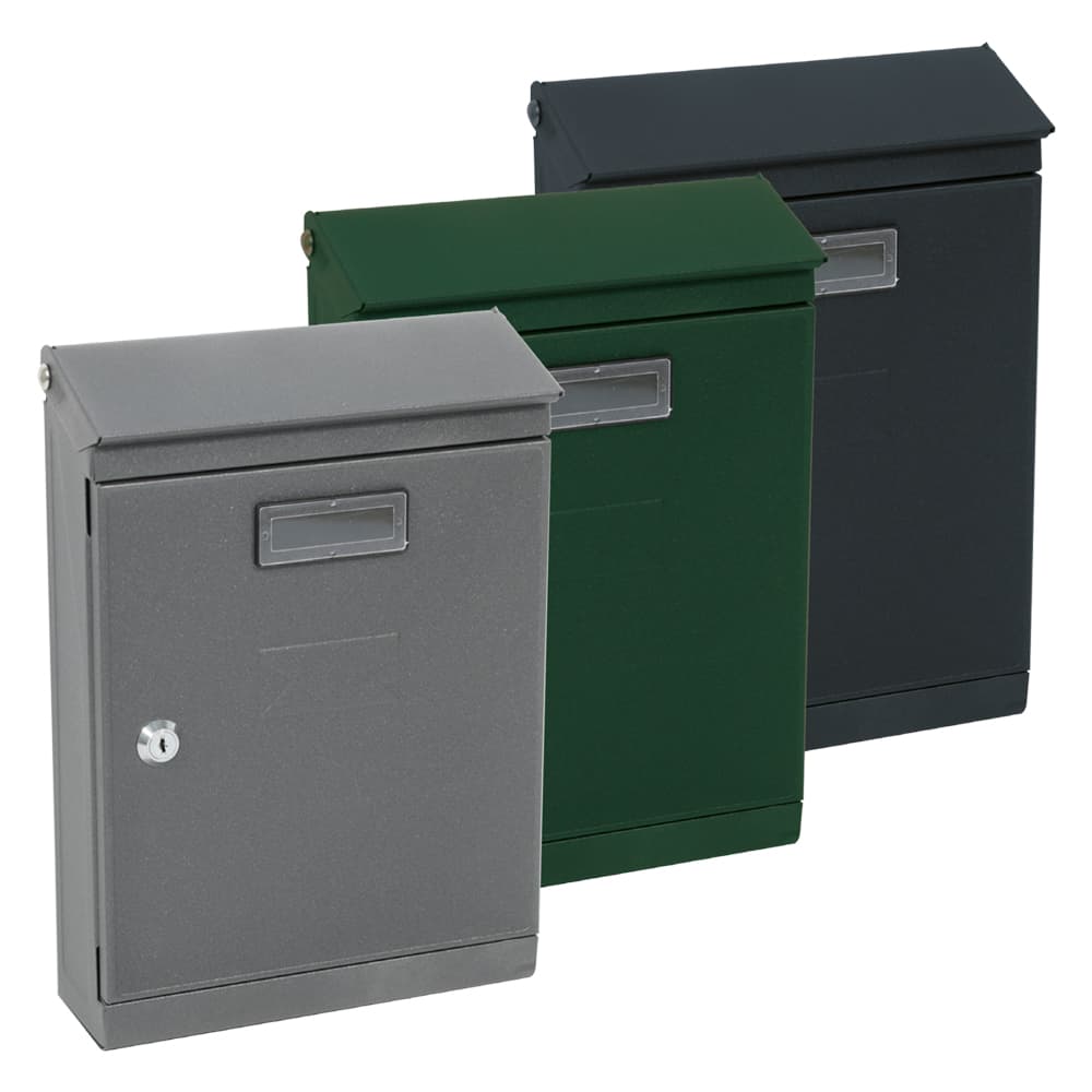 CASSETTA POSTALE 'GARDENIA' cm 23x85x h 32 - grigio argento