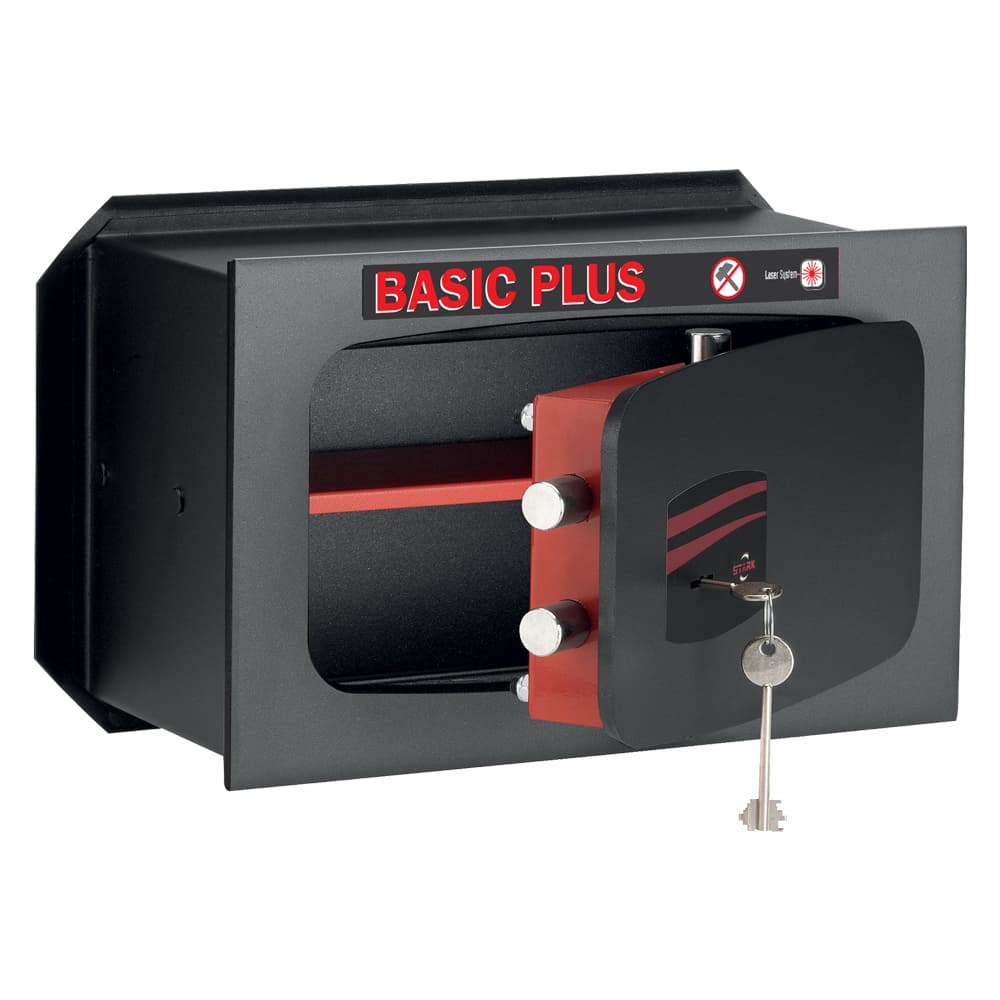 CASSAFORTE CON CHIAVE DOPPIA MAPPA 'BASIC PLUS 1800' ALP - cm 18 x 26 x 15