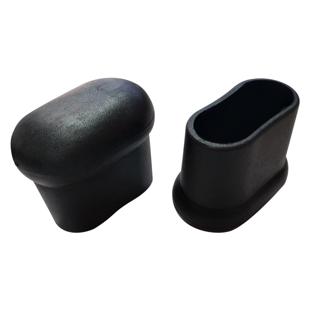 PUNTALE OVALE ROBUSTO A PERA ø mm  20 x 40 nero (50 PZ)