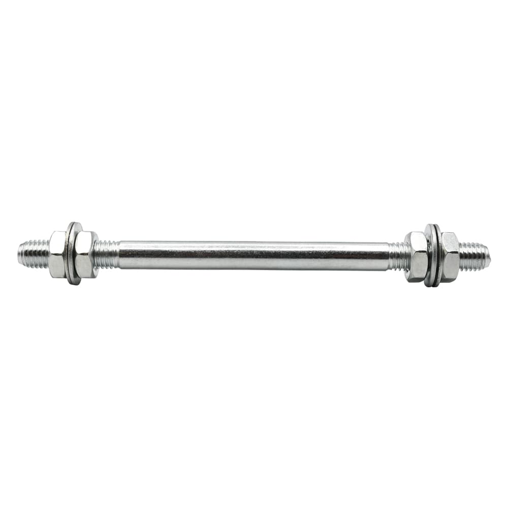 ASSE PER CARRIOLA perno corto - lunghezza 12 cm