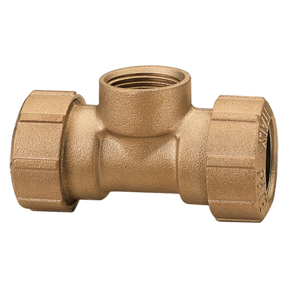 RACCORDO A "T" FEMMINA ø  20 x 1/2 (2 PZ)