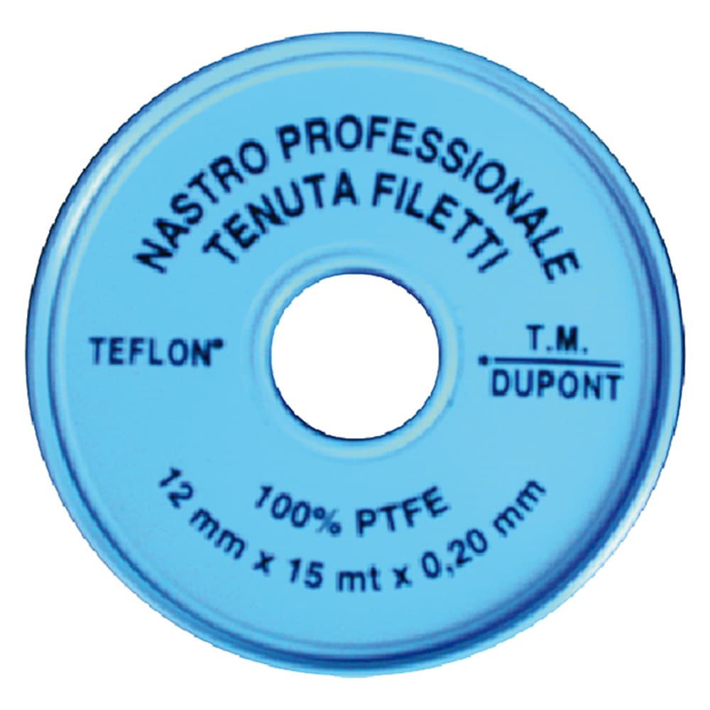 NASTRO TEFLON 'PROFESSIONALE' 1/2 x 15 mt. x 0,2 mm (6 PZ)