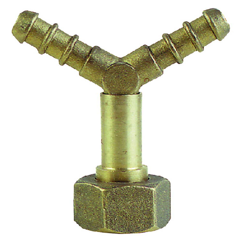 CROCERA A 3 VIE CON DADO 2 uscite Ø10 + dado W20x1/14 SX (6 PZ)
