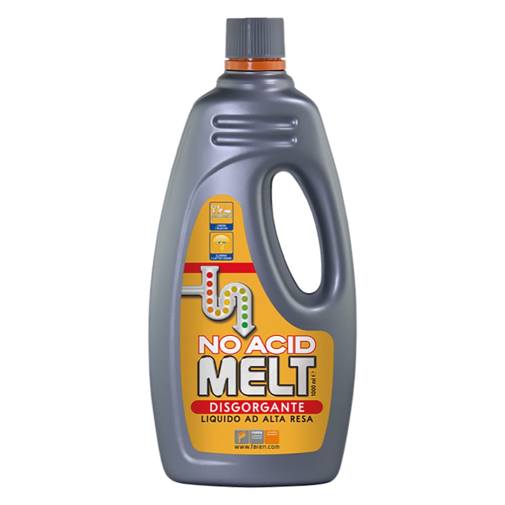 DISGORGANTE RAPIDO CONCENTRATO 'MELT NO ACID' ml 1000 (12 PZ)