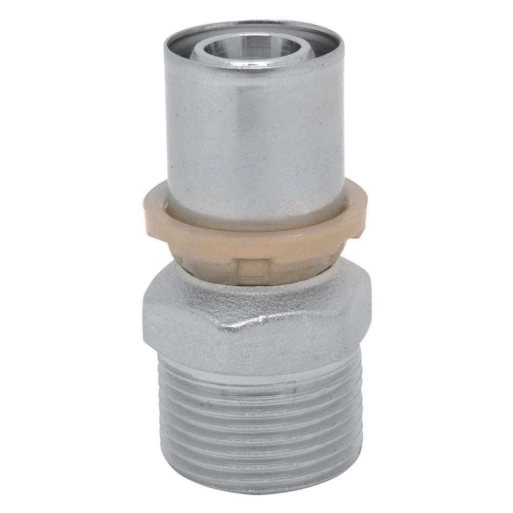 RACCORDO A PRESSARE DIRITTO 'ART. 402' 26 x 3/4 - maschio (10 PZ)