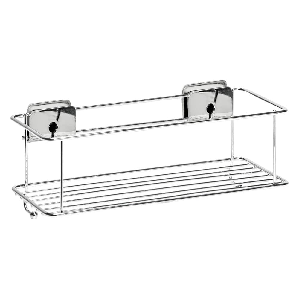 CESTELLO PER DOCCIA RIPIANO SINGOLO SERIE 'GRIP' cm 26 x 11,3 x h.12