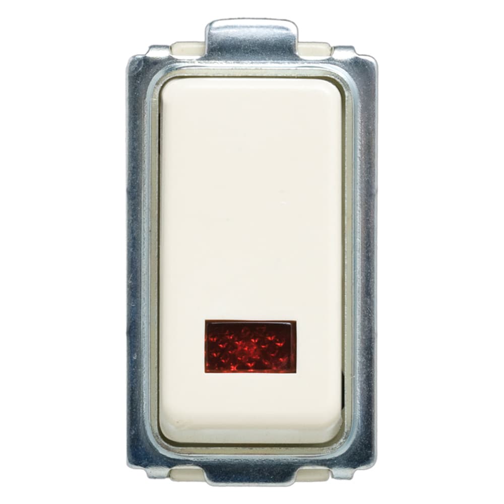 PULSANTE UNIPOLARE ILLUMINATO 2018 (10 PZ)