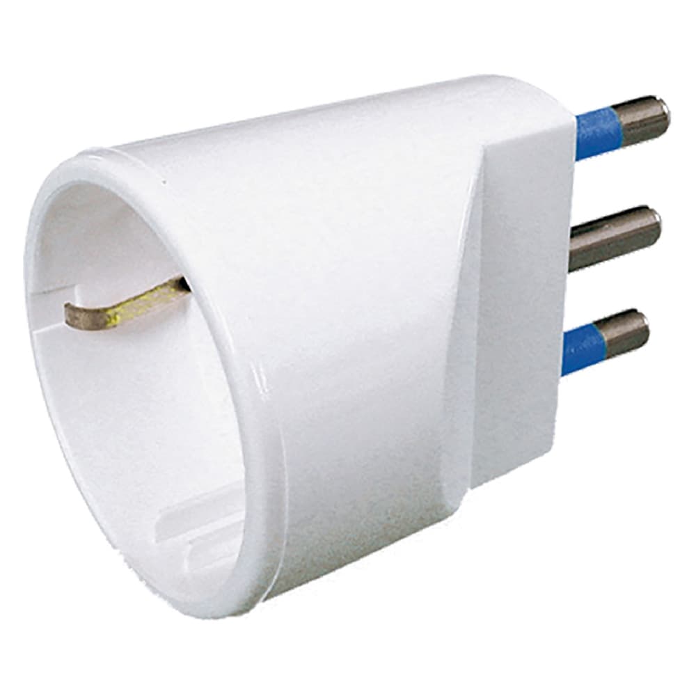 ADATTATORE SINGOLO art.CE14B - spina 2P + T 10A - scatola appendibile (5 PZ)