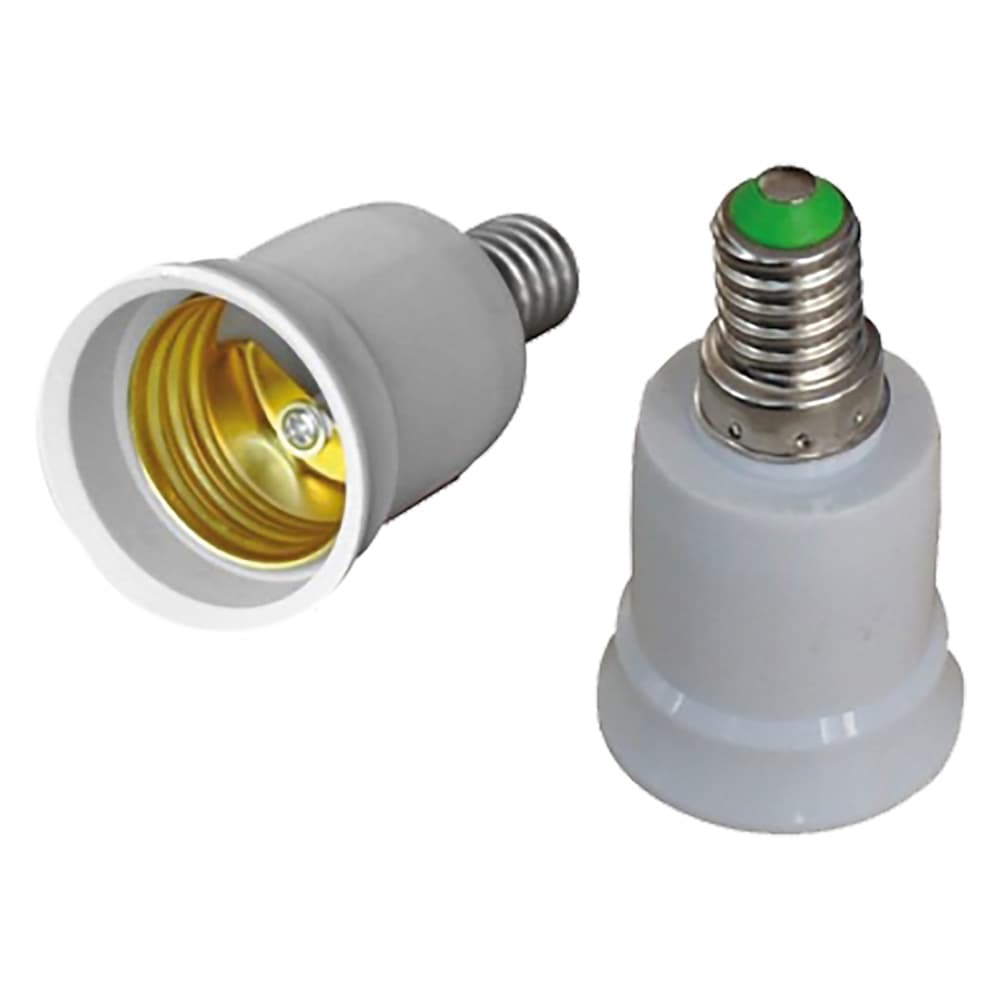 ADATTATORE PORTALAMPADA da spina E14 a presa E27 (10 PZ)