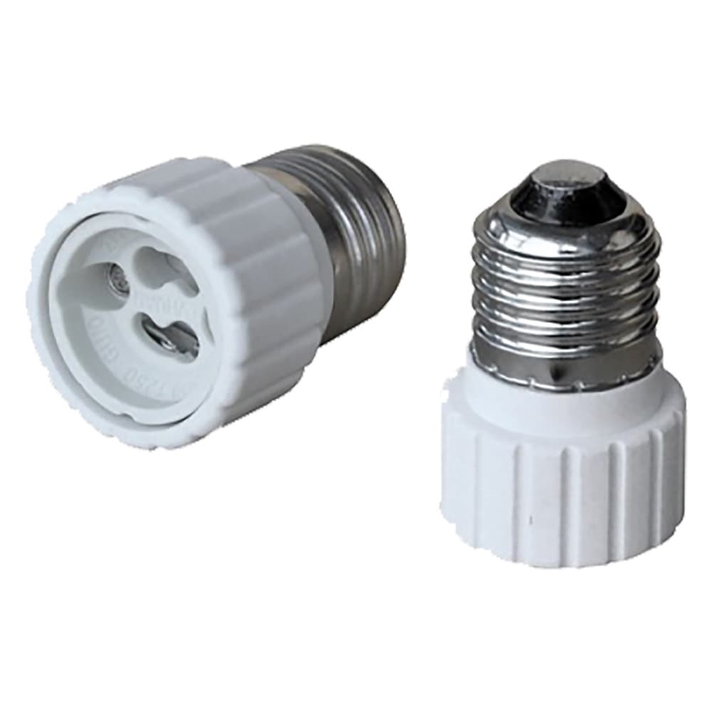ADATTATORE PORTALAMPADA da spina E27 a presa GU10 (10 PZ)