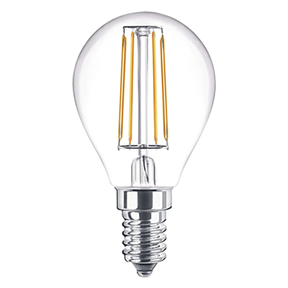 LAMPADA LED A FILAMENTO 'SFERA' CALDA 2700K  4W=35W E14 - 470 lm (10 PZ)