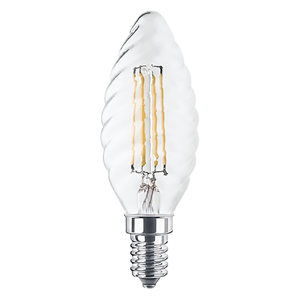 LAMPADA LED A FILAMENTO 'SPIRALE' CALDA 2700K  4W=37W E14 - 470 lm (10 PZ)