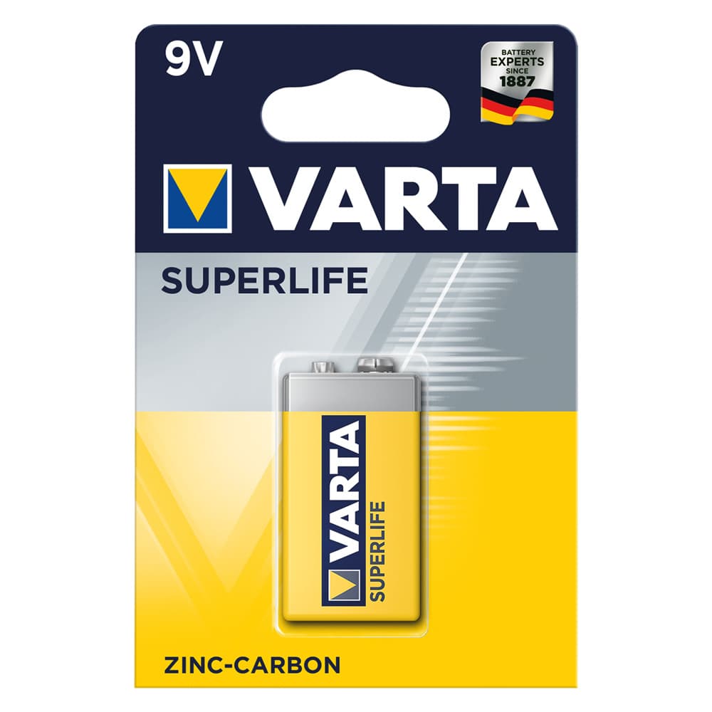 PILA TRANSISTOR SUPERLIFE '6F22' Pz 1 - 9V - E (10 BL)