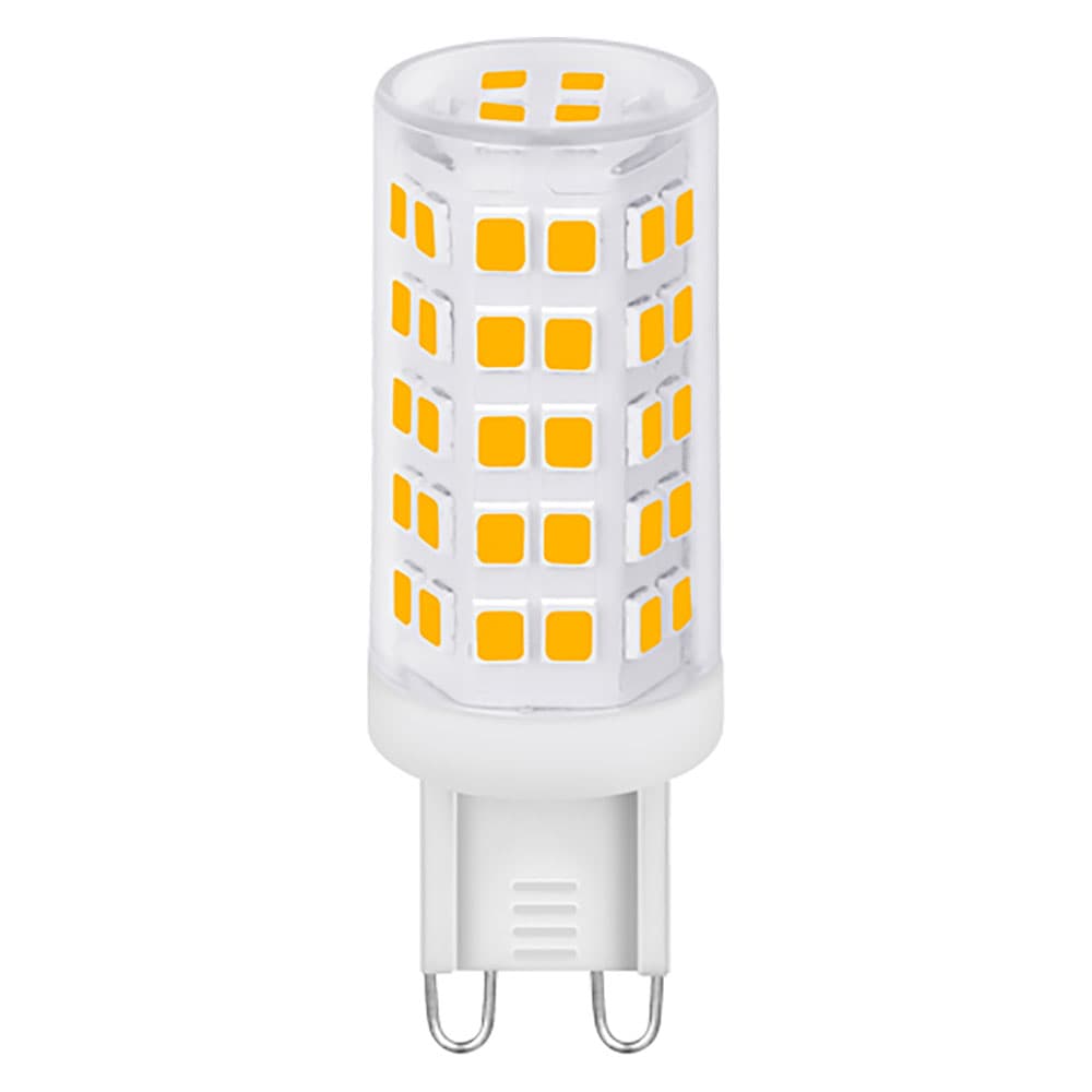 LAMPADA A LED IN CERAMICA 'G9'   L.CALDA 3000K 4,5 W 500 lumen (40W) (10 PZ)