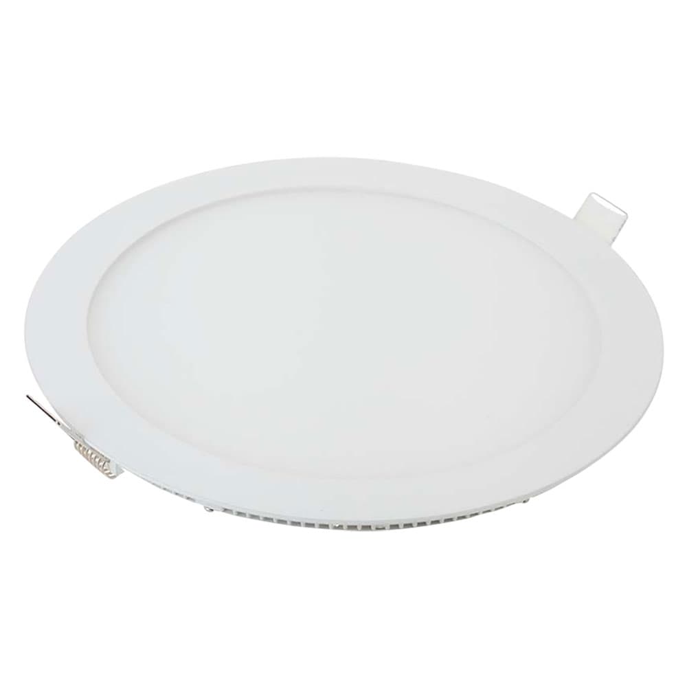 PANNELLO LED AD INCASSO TONDO 12W - Ø foro cm 15,5 / 6500K