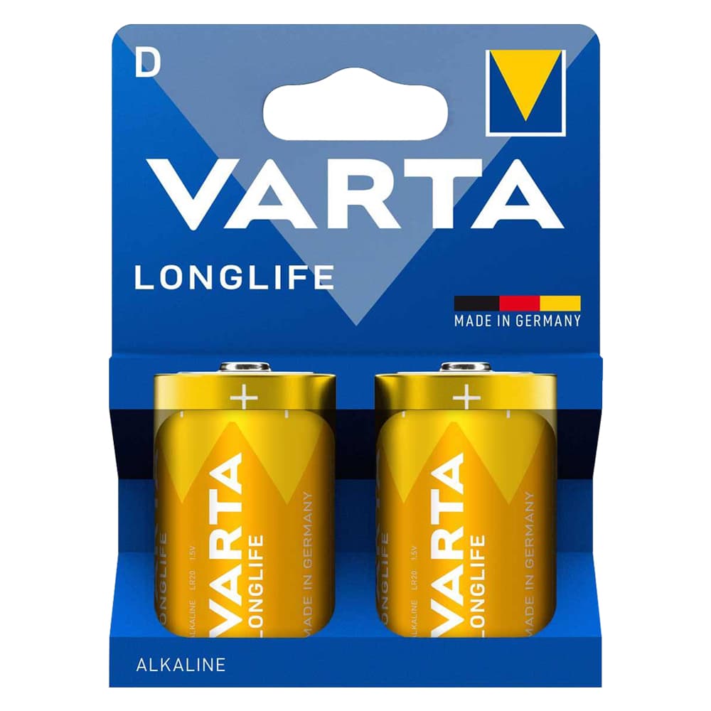 PILA MEZZA TORCIA LONGLIFE 'LR14' Pz 2 - 1,5 V - C (6 CF)