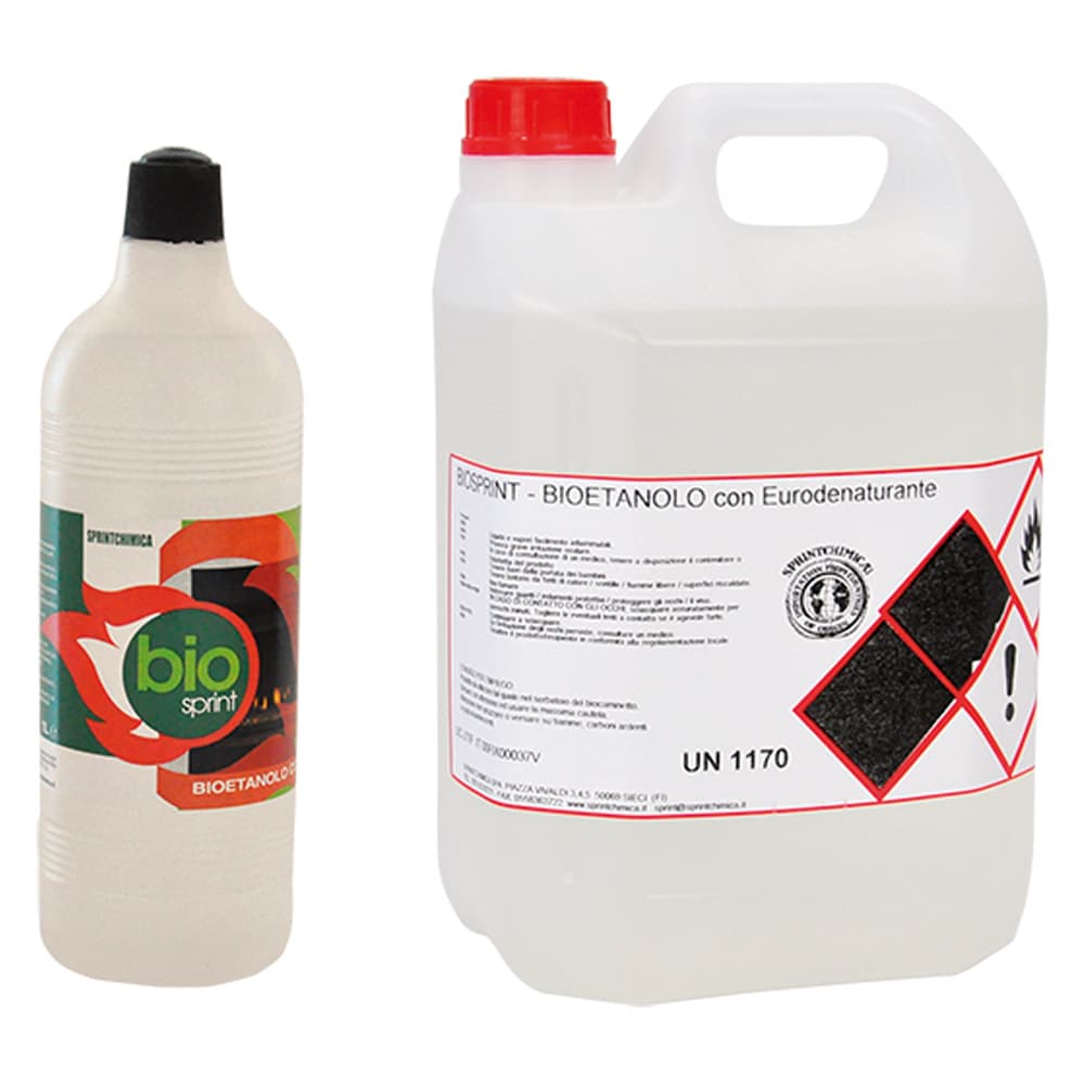 COMBUSTIBILE LIQUIDO BIOETANOLO Lt. 1 (12 PZ)